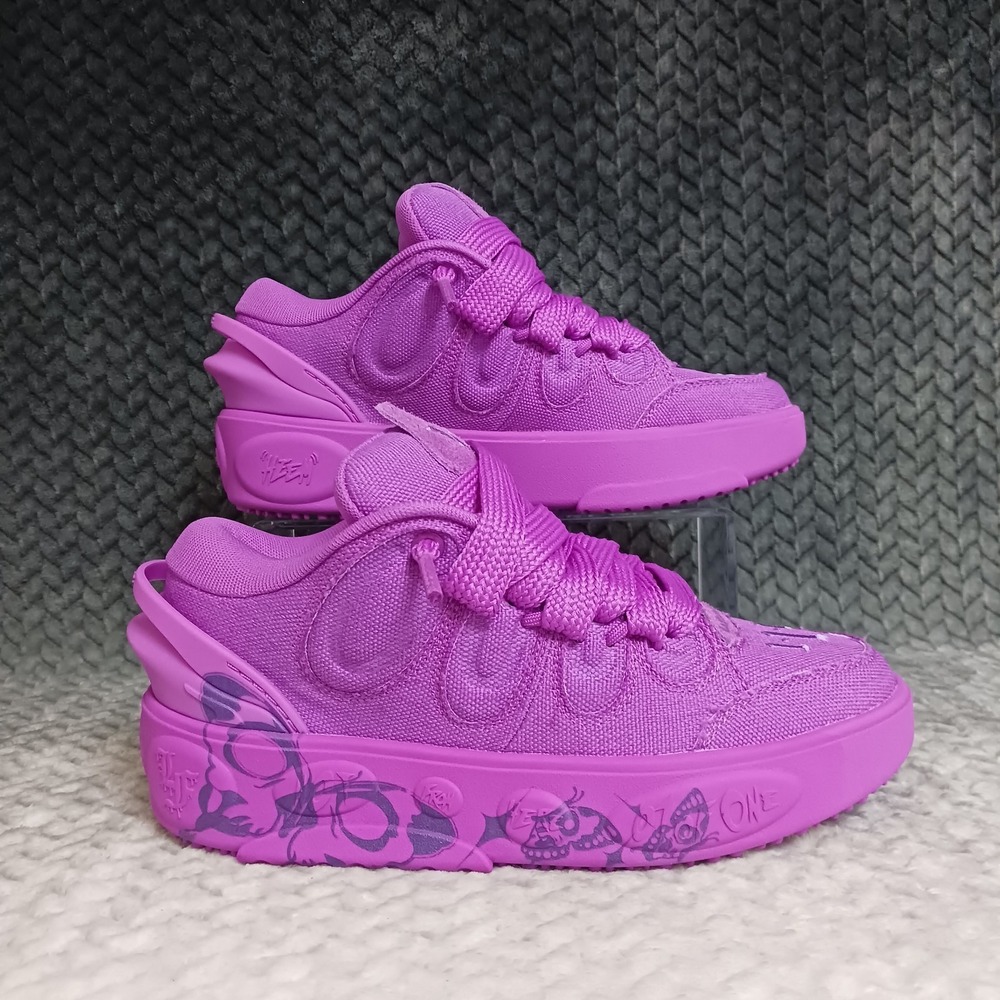 Puma LaMelo Ball x LaFrance Men's Shoe Butterfly Purple Sneakers Size 6